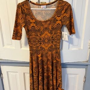 womens lularoe nicole dress xxs brand new bnwt simply comfortable